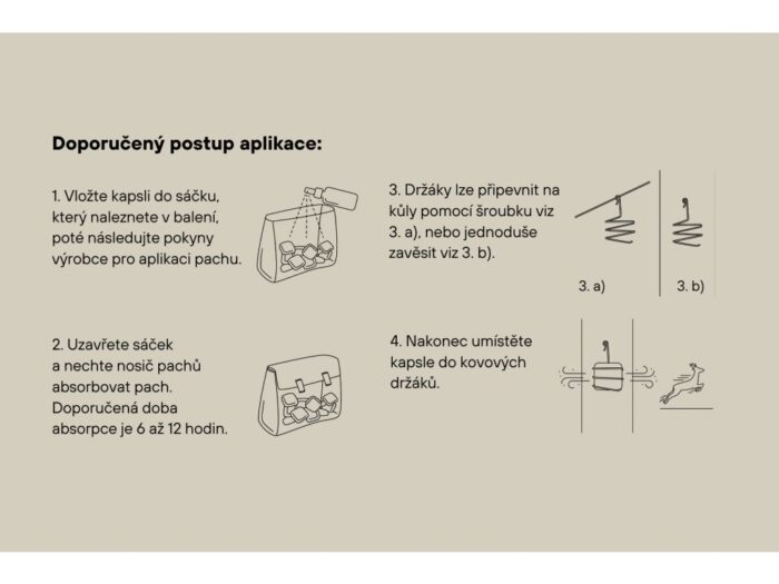 Nosič pachového koncentrátu Myco fence s holderom 20ks