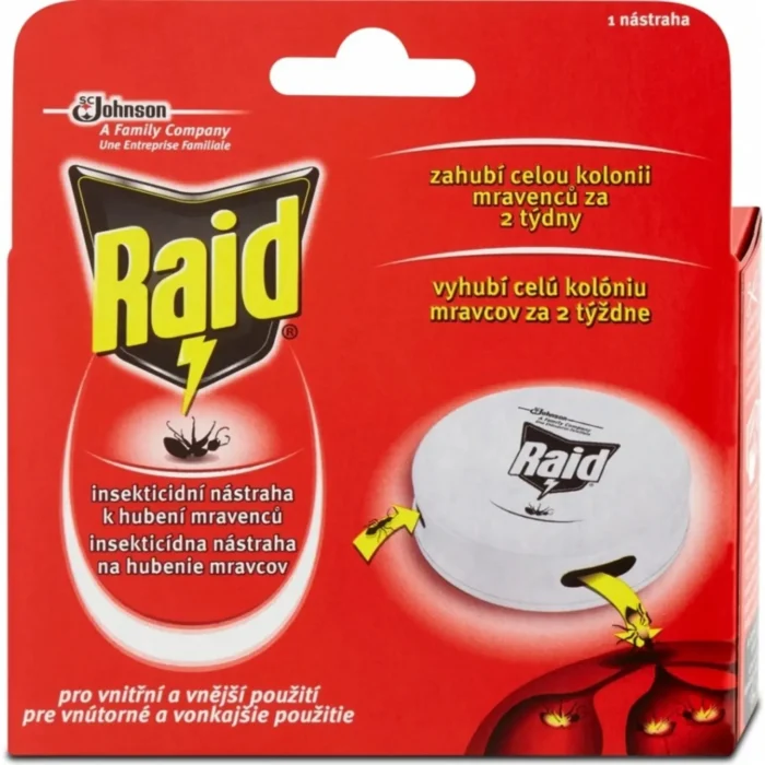 Insekticídna nástraha na likvidáciu kolónie mravcov Raid® Ant Bait Station 1ks