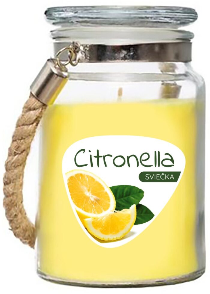 Repelentná sviečka Citronella v Skle Repelentná sviečka Citronella v Skle, 140 g, 85x105 mm, Strend Pro