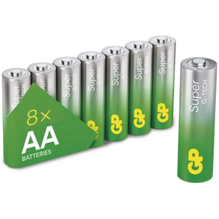 Alkalická batéria GP Super LR6 (AA) 8ks