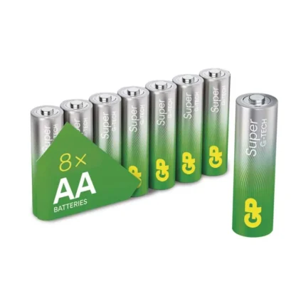 Alkalická batéria GP Super LR6 (AA) 8ks