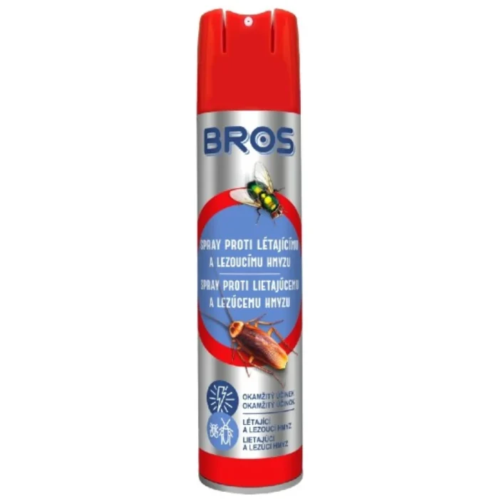 BROS spray proti lietajúcemu a lezúcemu hmyzu 400 ml Finebio eliminátor zápachu 500 ml