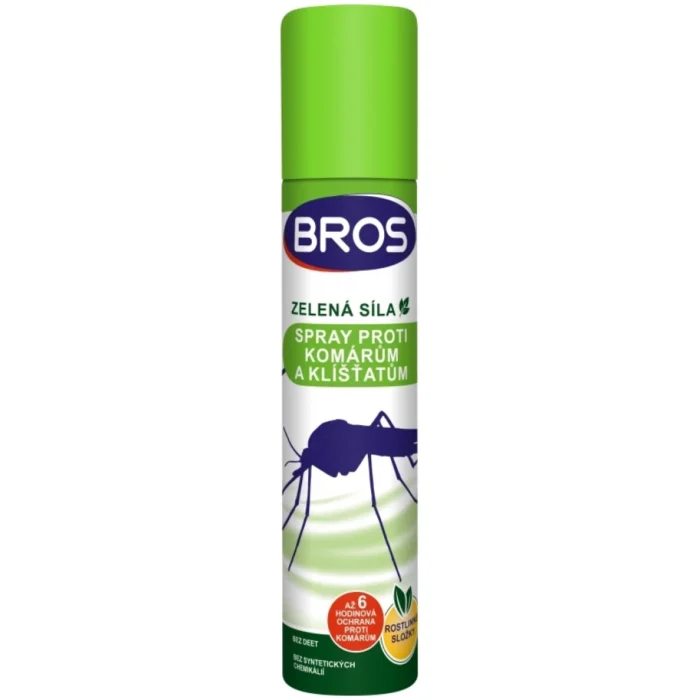 BROS - ZELENÁ SILA spray proti komárom a kliešťom 90 ml Finebio eliminátor zápachu 500 ml