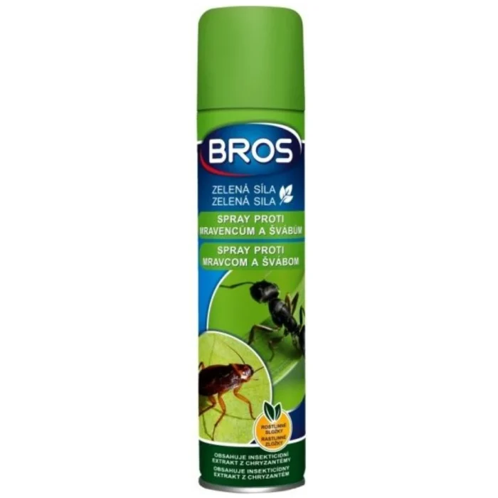 BROS - ZELENÁ SILA spray proti mravcom a švábom 300 ml Finebio eliminátor zápachu 500 ml