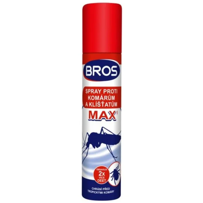 Bros Max spray proti komárom a kliešťom 90 ml Finebio eliminátor zápachu 500 ml