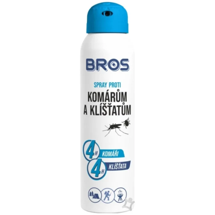 Bros sprej proti komárom a kliešťom 90 ml Finebio eliminátor zápachu 500 ml