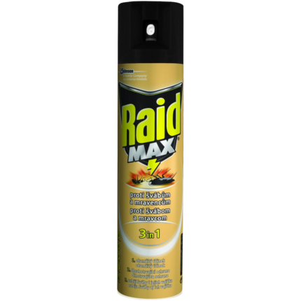 Raid® Max 3v1 sprej proti lezúcemu hmyzu 400 ml